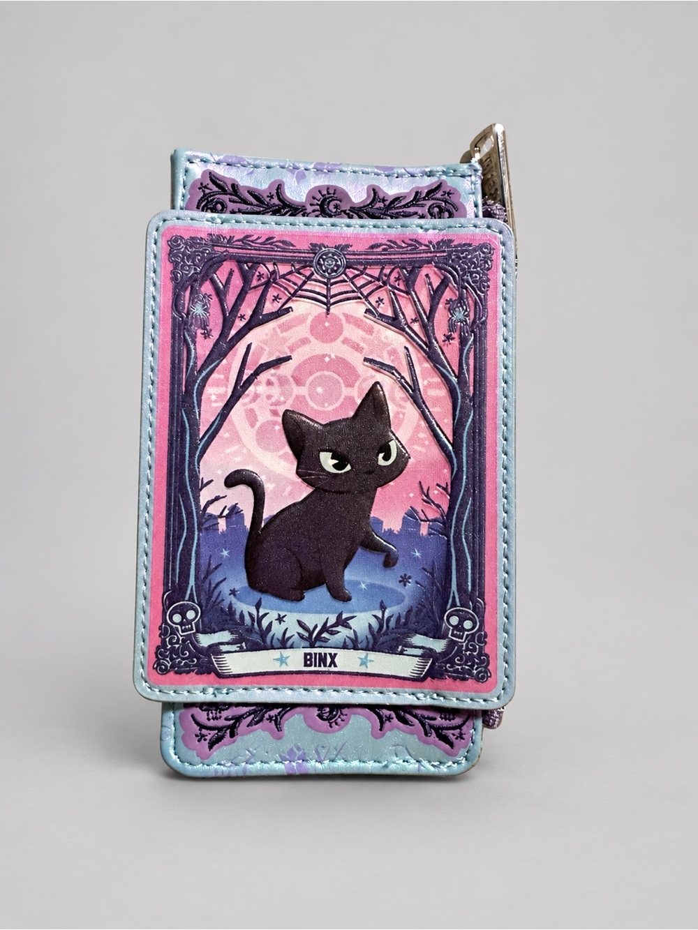 Hocus Pocus Binks Cat Wallet Pink & Purple